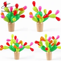 2020 new creative mosaic toy gifts children prickly pear cactus wooden blocks mosaic assembling demolition toys wj 213