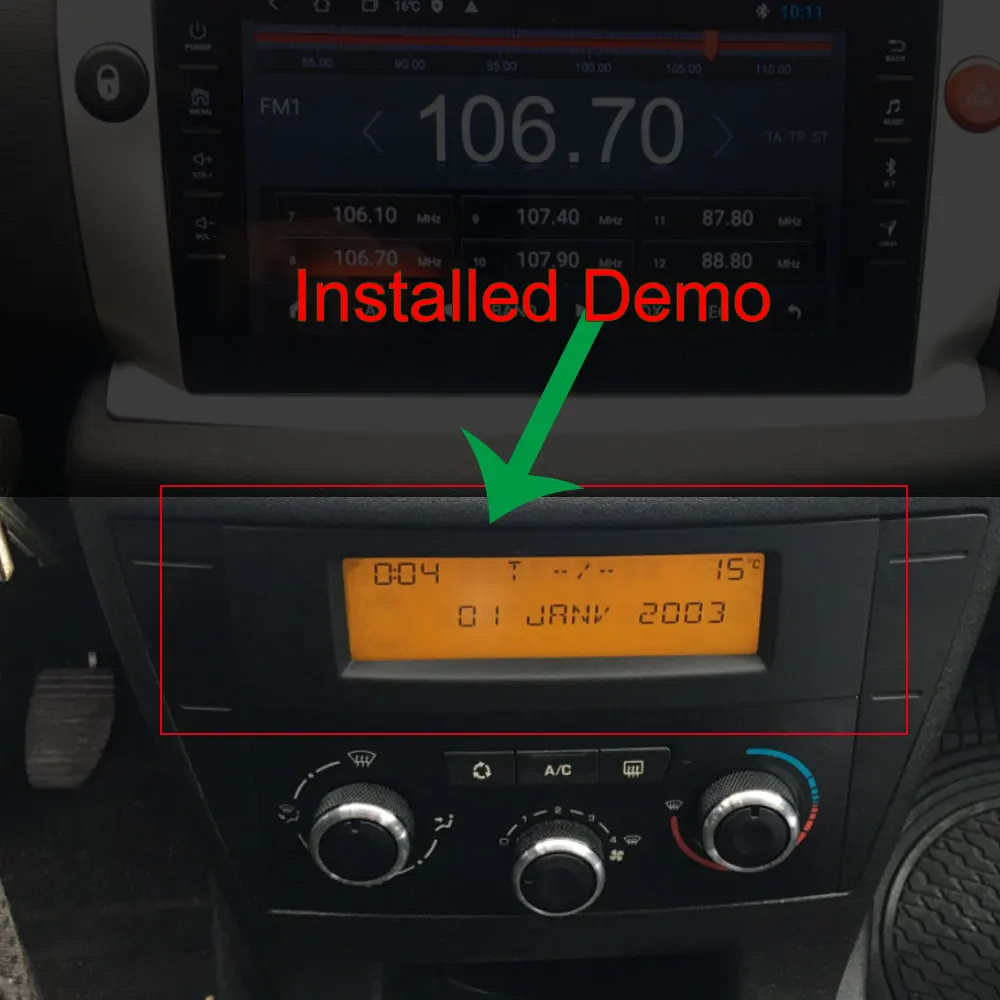 Многофункциональный корпус C-screen для Peugeot Citroen C4 C5 RD3 CD-проигрывателя замена экрана
