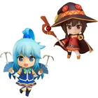 Экшн-фигурка из ПВХ благословения для лучшего мира, аниме Megumin Aqua Q Version, кукла, коллекционная статуя, игрушки, милый подарок на Рождество