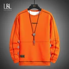 LBL толстовки для мужчин, уличная одежда, однотонный пуловер, Толстовка для мужчин, новинка 2021, весна-осень, повседневный свитшот, мужская одежда