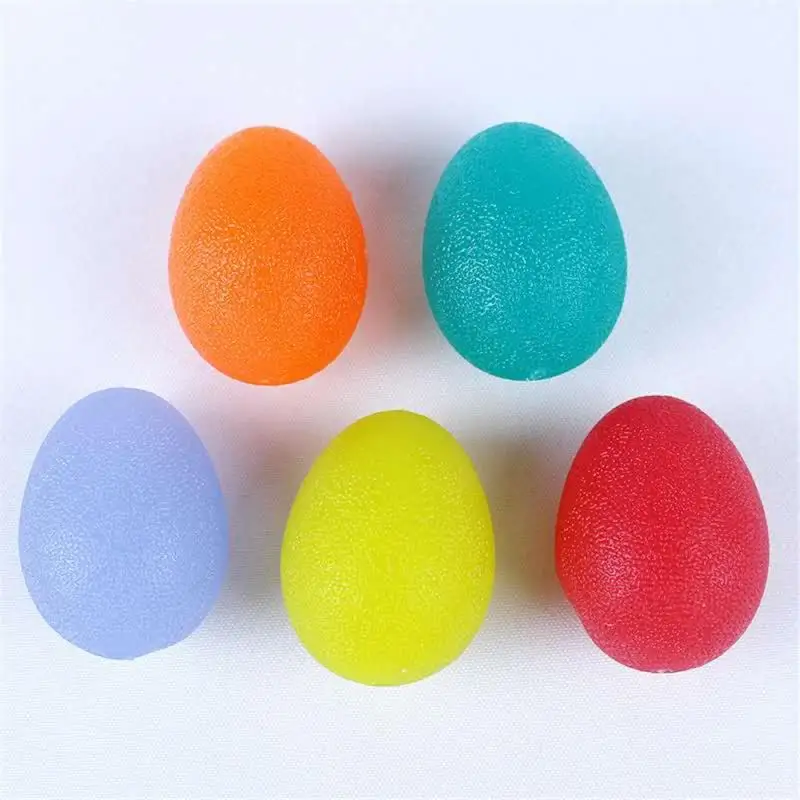 

Silicone Yoga Balls Egg Fitness Hand Expander Gripper Strengthener Forearm Wrist Finger Exerciser Trainer Stress Relief Power Ba