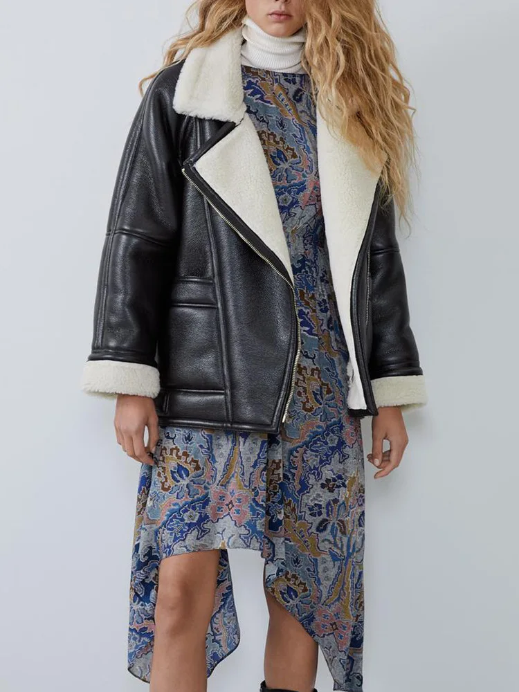 

2020 Модная Повседневная Новая крутая теплая мотоциклетная Женская утепленная парка с начесом уличная одежда зимняя байкерская куртка из ис...