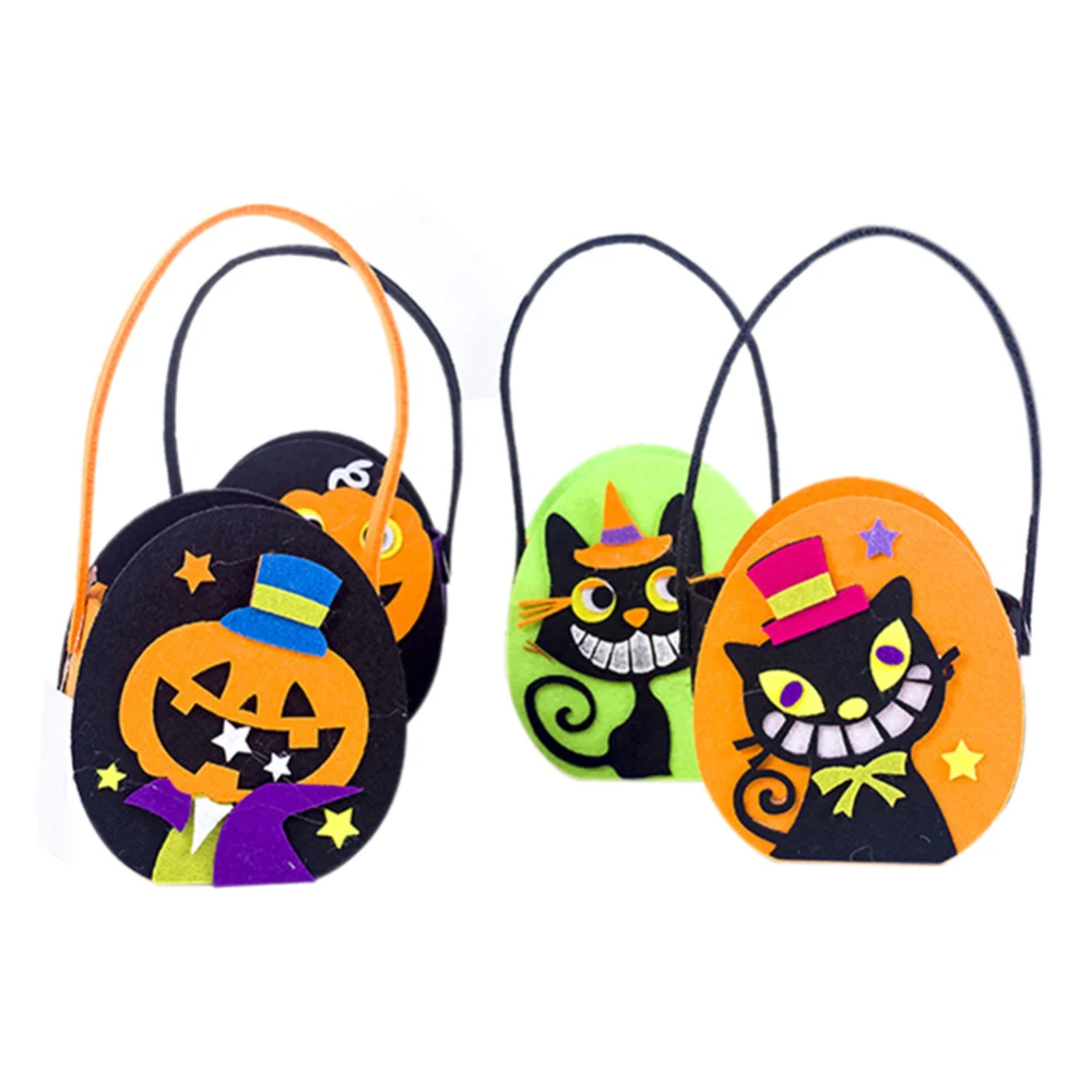 4pcs in one set Хэллоуин Подвесные Украшения для вечеринки декор мультфильм призрак ведьма подвесной фонарь летучая мышь паук Тыква бумажное украшение для Хэллоуина Вечерние - Цвет: 4pcs in one set