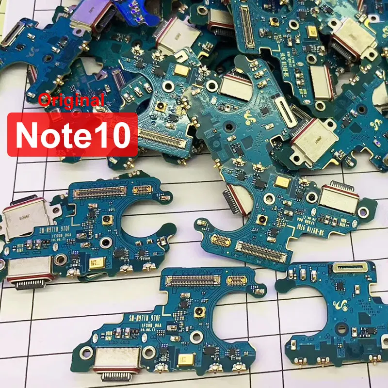 Для samsung Galaxy Note 10 N970 N970U N970F гибкий usb-зарядный порт док-станция Соединительный микрофон Замена материнской платы