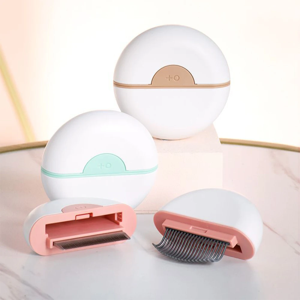 

Cat Massage Comb Dog Hair Remover Brush Portable Stainless Steel Pet Hair Cleaning Brush Pet Long And Short Fur Removal Comb