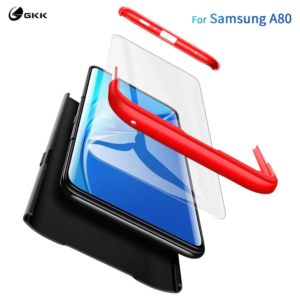 GKK Case for Samsung A80 Case 360 Full Protection Hard Cover For Samsung Galaxy A80 A71 A51 A70 A50 A52 A72 A32 S21 Case Coque