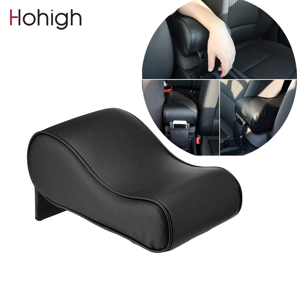 

Auto Interior Armrests Leather Car Armrest Pad Auto Central Console Seat Box Mat Cushion Pillow Cover Universal with Pocket