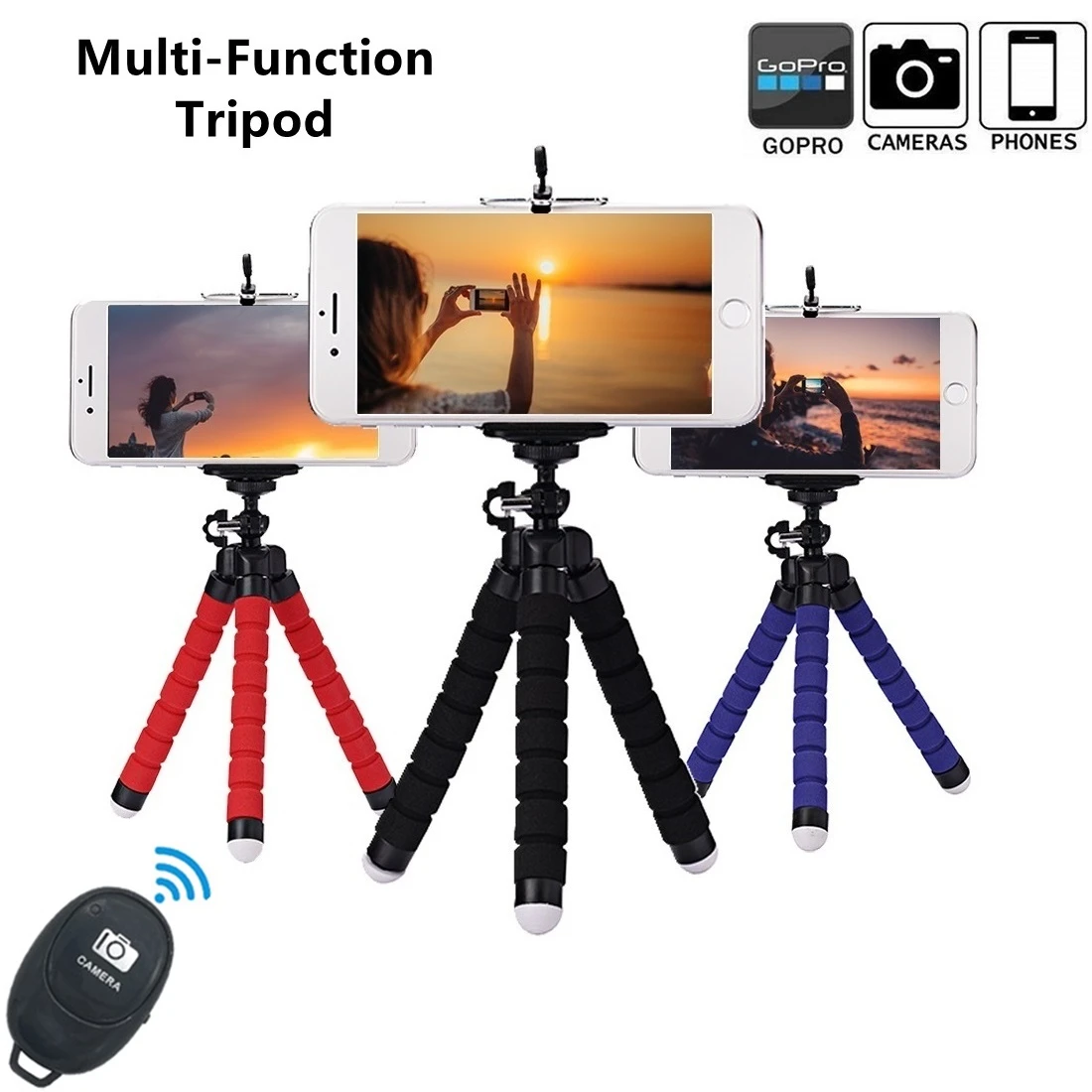 Гибкий мини штатив для селфи|Подставки и держатели| |