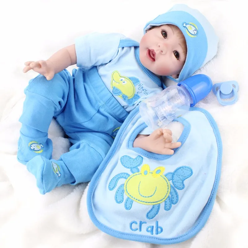 51 см кукла новорожденного ребенка DOLLMAI Горячая продажа игрушка силиконовые reborn