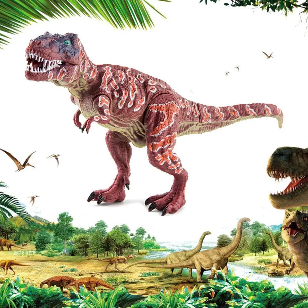 

Новый игрушечный пластиковый динозавр симулятор животных ребенок тираннозавр рекс для маленьких мальчиков подарок модель детская игрушка...