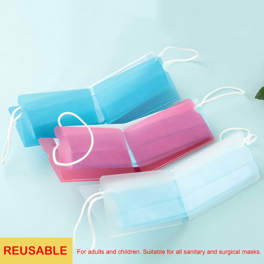 Складной Контейнер зажим для хранения маски|Сумки вещей| |