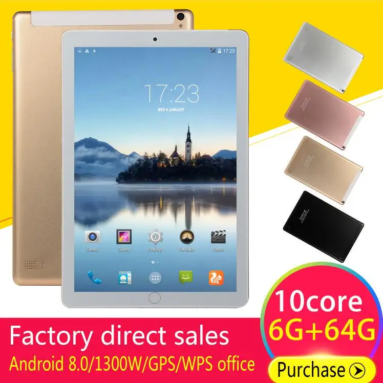 

New Arrivals 10 Inch Android 10.0 Tablet Pc Quad Core 4G Network Dual SIM Cards 8GB RAM 128GB Tablets WiFi GPS Bluetooth Tab