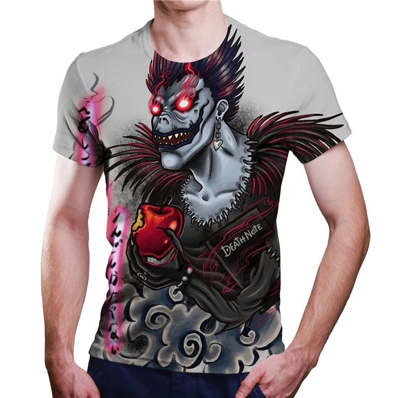 

Death Note Anime T Shirt Clothes Tops Camisetas Manga For Men Ropa Hombre Clothing Tee Koszulki Chemise Homme Masculina Poleras