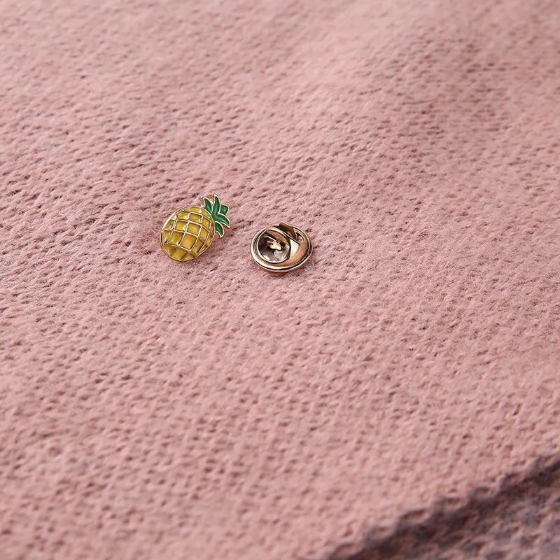 

New Small Pineapple Nail Button Women's Scarf Winter Imitation Cashmere Scarf Thickened Knitting Yarn