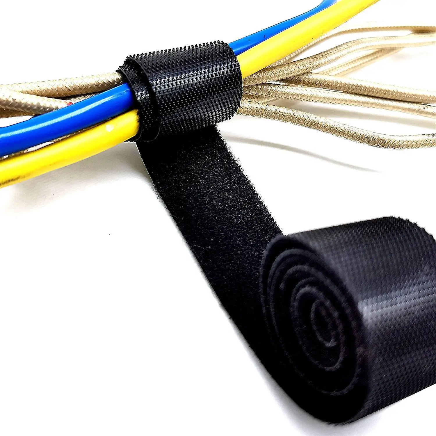 15 мм 45 м/рулон застежка-липучка для наушников | Дом и сад