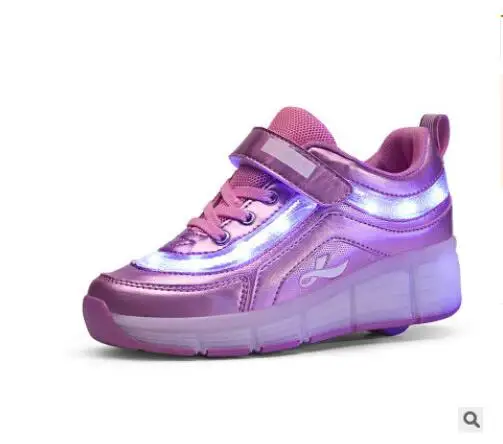 as picture 10 Новые детские светящиеся кроссовки Heelys, детская обувь для роликовых коньков, детские туфли со светодиодной подсветкой, кроссовки для мальчиков и девочек с колесами - Цвет: as picture 10