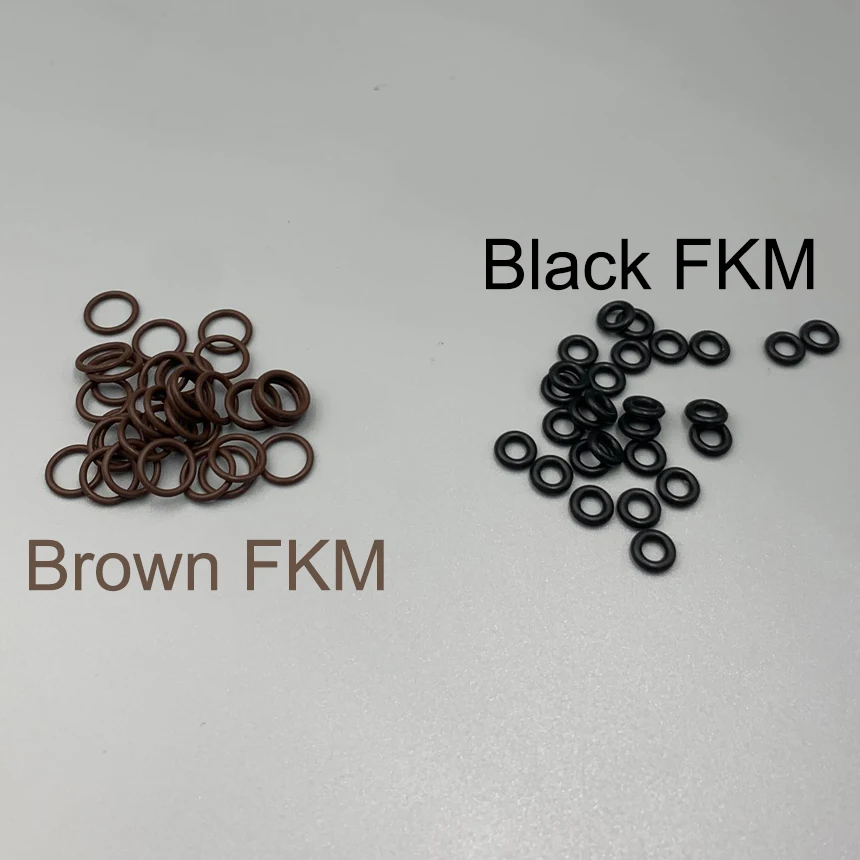 

34mm 35mm 36mm 37mm 38mm 39mm 40mm Outside Diameter OD 1.5mm Thickness Black Brown FKM FR Fluororubber Seal Washer O Ring Gasket