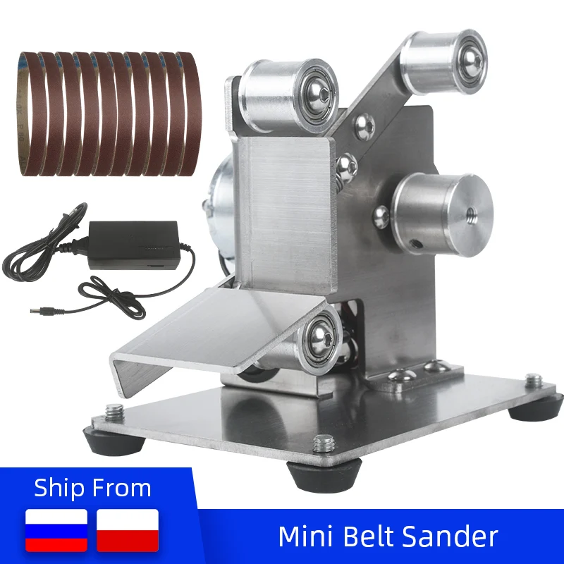 

DIY Polishing Grinding Machine Cutter Edges Sharpener Multifunctional Grinder Mini Electric Belt Sander 110V/220V New Style