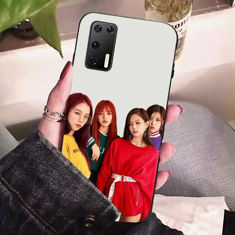 Art Funda Blackpinks-s-lisa-korea Phone Case Soft Silicone For Huawei p 30lite p30 20pro p40lite P30 Capa | Мобильные телефоны и