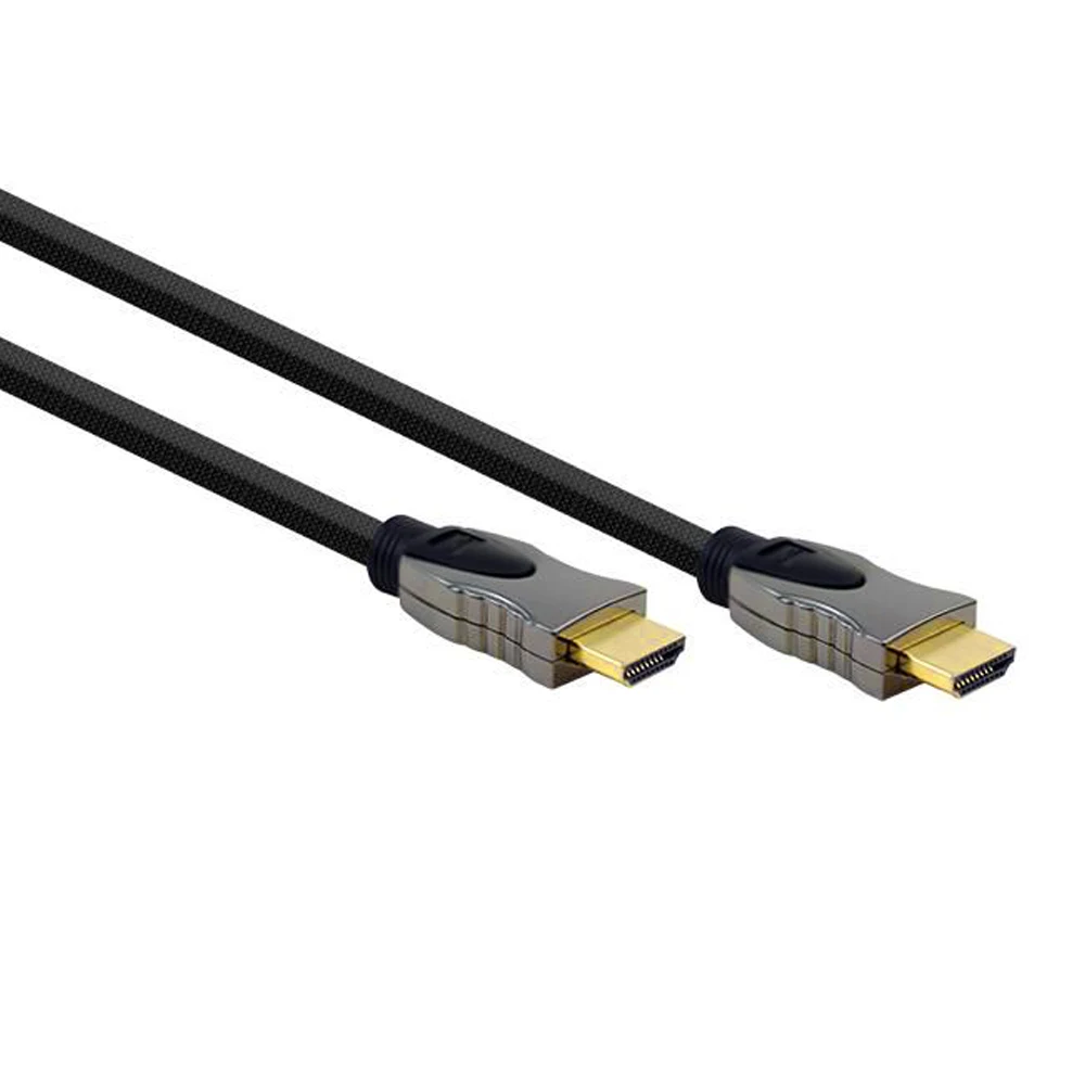 Кабель HDMI совместимый премиум класса 1 4 10 м 4K 30 Гц HDCP CEC HDR ARC нейлоновая сетка и