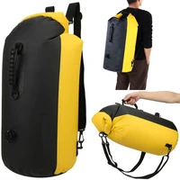60l professional swimming waterproof bag rafting storage dry bag with adjustable strap hook drifting diving dry backpack