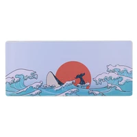 700300mm keyboard mouse pad coral seaukiyo e reddark messenger large mouse pad keyboard mat for home office