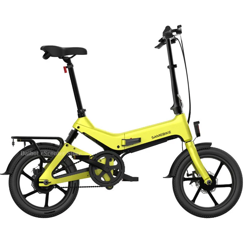 16 дюймов SAMEBIKE JG 7186 E скутер е-байка 36В два колеса электрические велосипеды 250 Вт складной Портативный двухколесные электрические скутеры для взрослых Для женщин