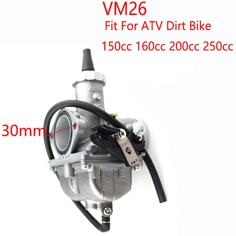 

Карбюратор для мотоциклов Mikuni VM26, КАРБЮРАТОР 30 мм для 150cc 160cc 200cc 250cc CRF KLX TTR XR