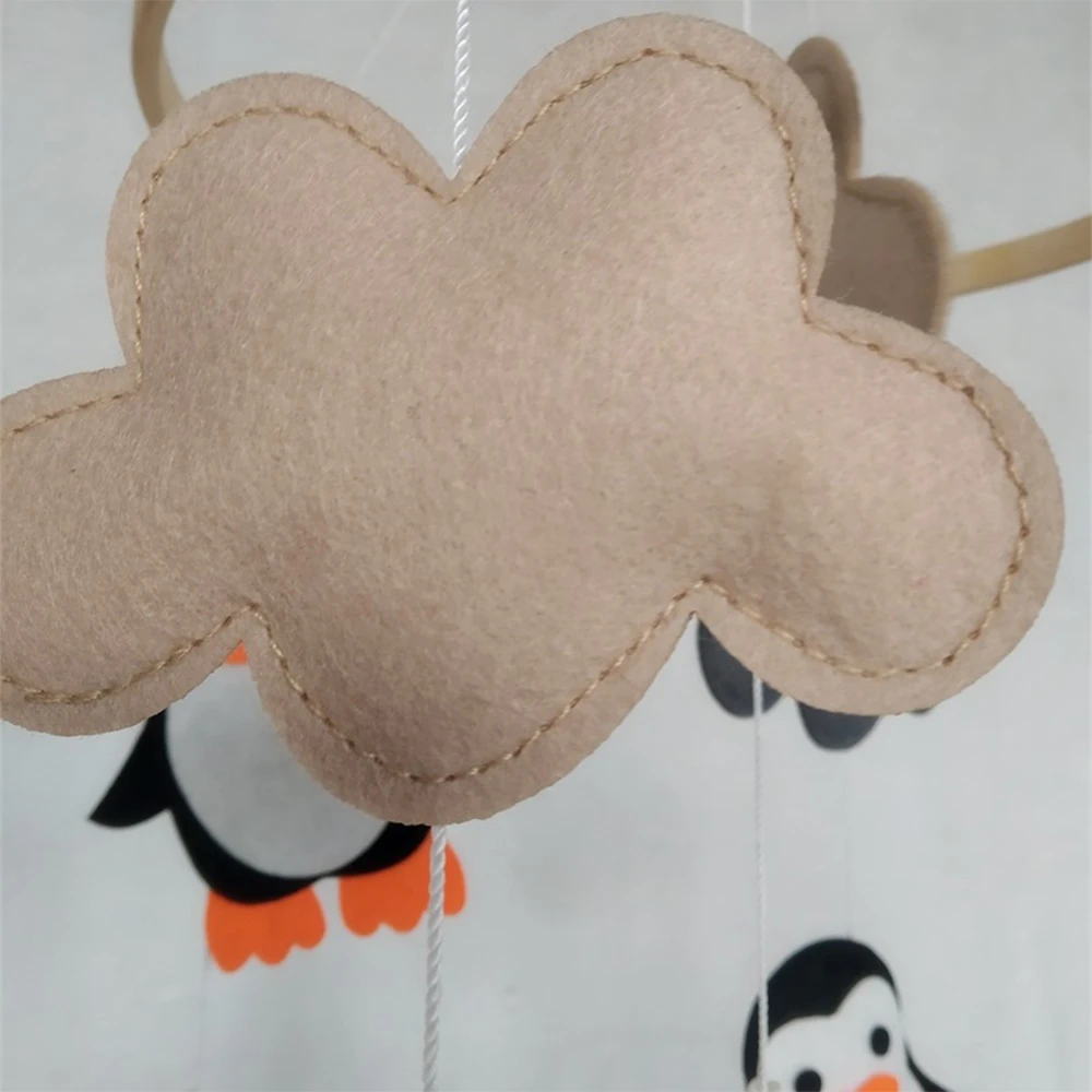 Чехол с изображением милых мультяшных животных ветряные колокольчики детская