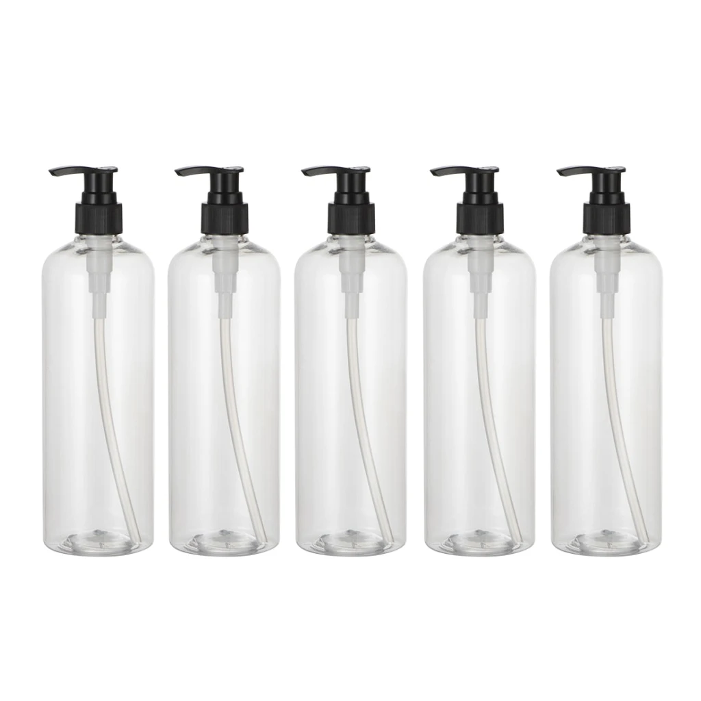 

5 шт., многоразовые пластиковые бутылки для шампуня, кондиционера, диспенсер для кремовой эмульсии