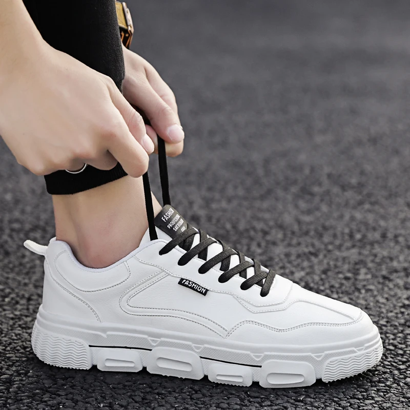 

BASHANGMU Sneakers Men's 2021 Summer New Men's Shoes Trend Wild Breathable Sports And Leisure Work Net Red Flat Shoes Men