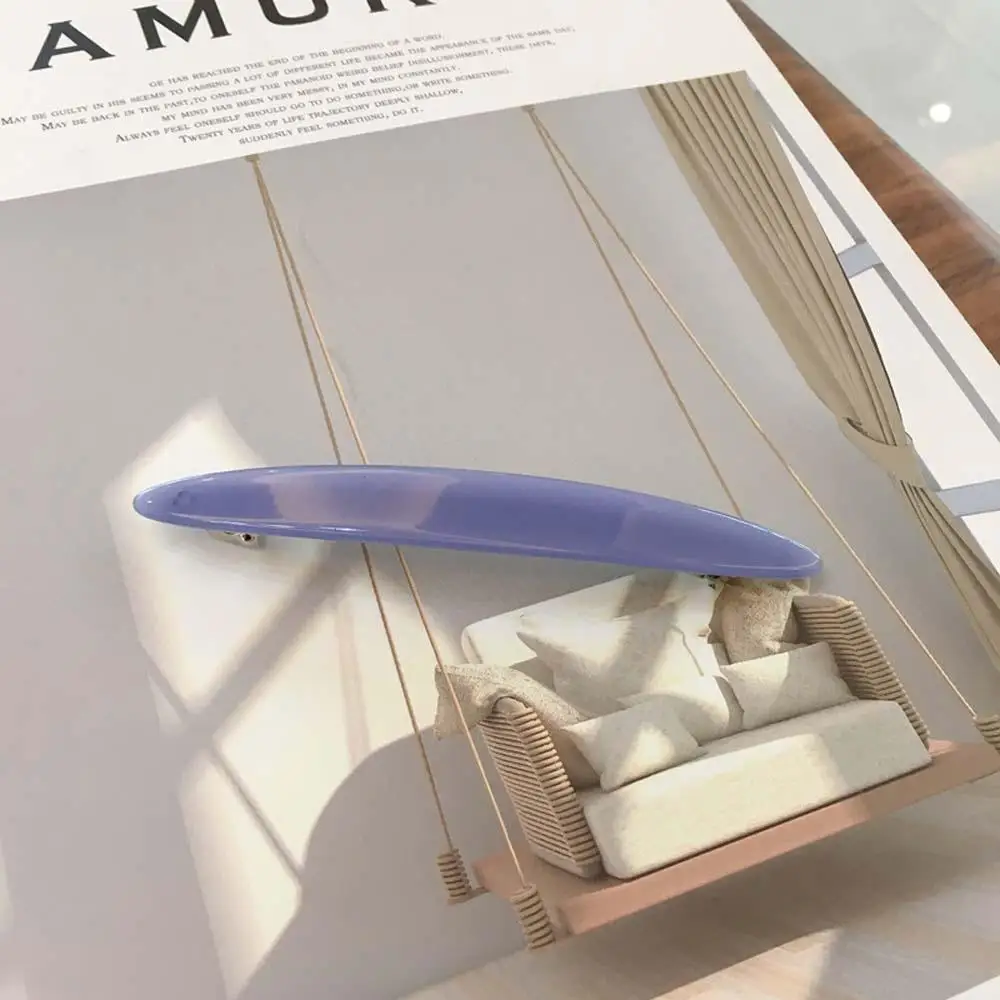 Автоматический пружинный зажим для волос в стиле ретро с ивовым листом простой