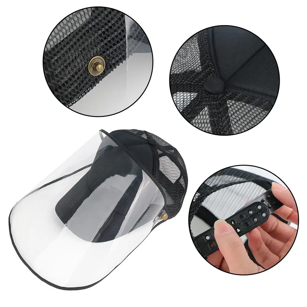 

Motorcycle Cycling Protective Hat Anti-fog Removable Peaked Cap Lengthen Brim Style Cotton Material For Men Women Child