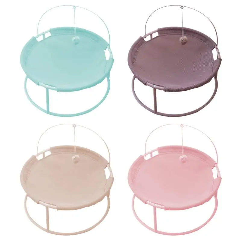 

Summer Mesh Breathable Hammock Indoor Removable Pet Lounge Spot Washable Cat Bed 896A