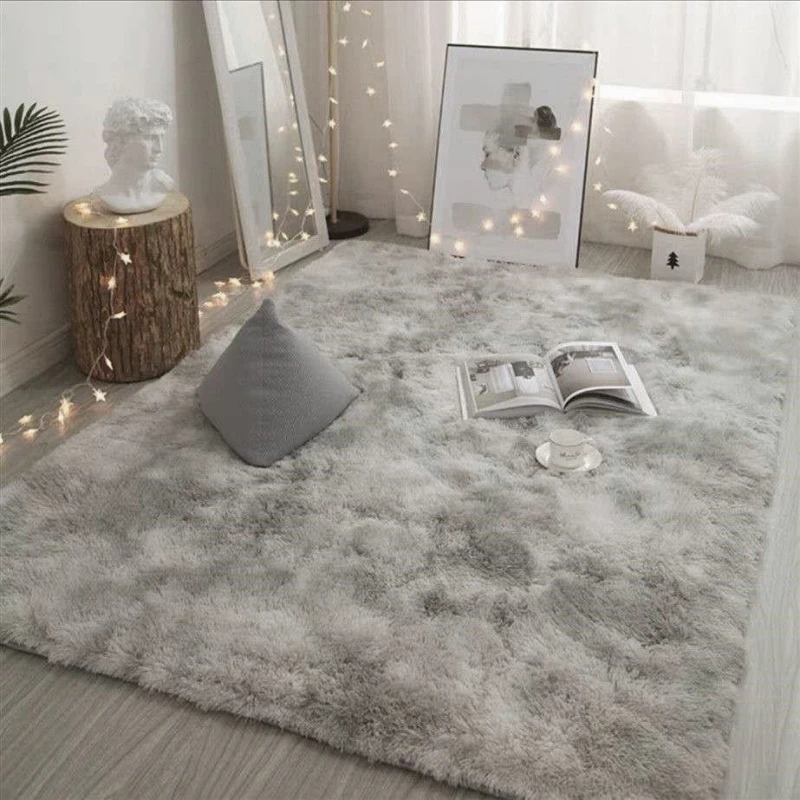 

ZL Luxury Fluffy Area Rugs Shag Indoor Nursery Rug Extra Soft Fuzzy Kids Bedroom Carpets Plush Living Home Decorate Area Rugs