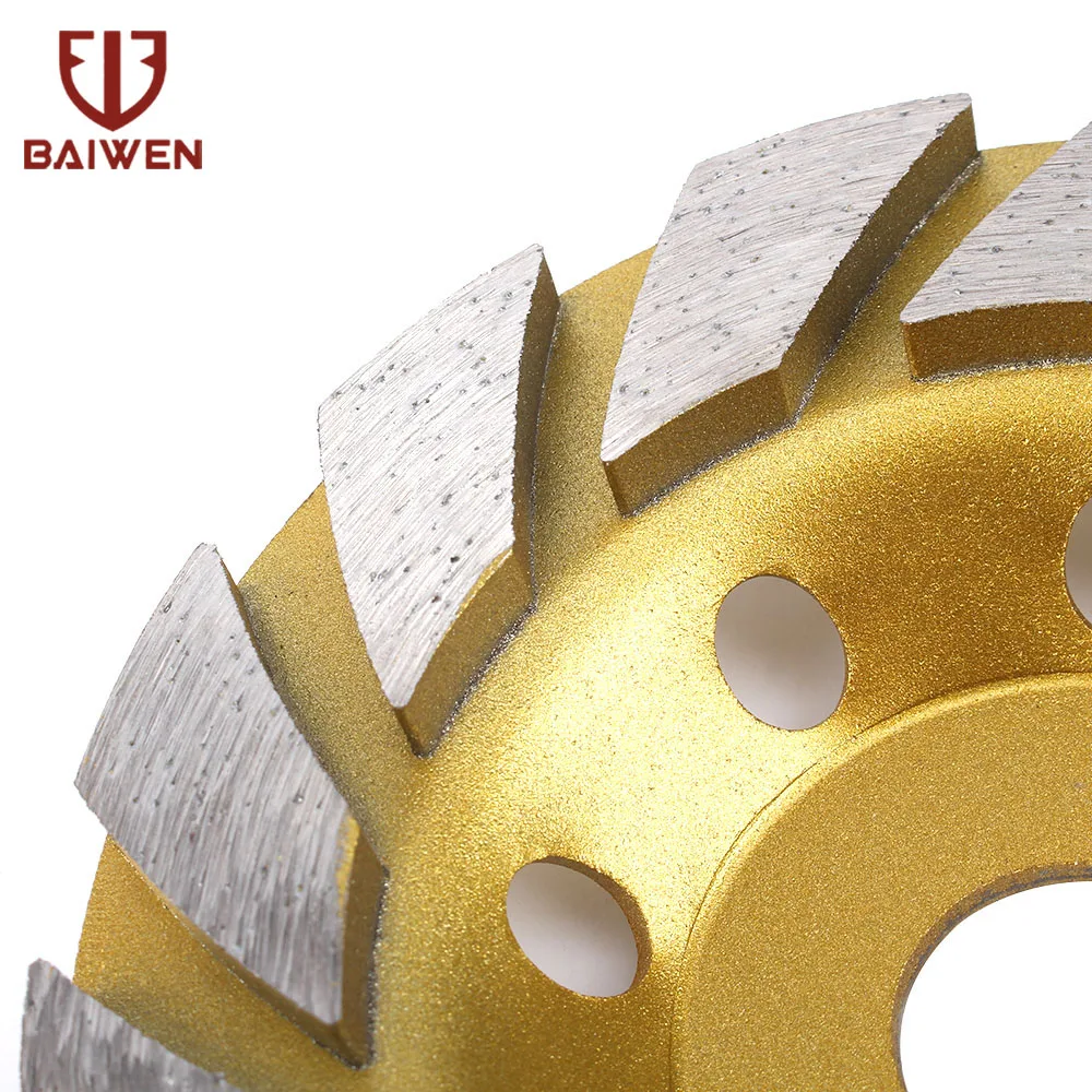 

1Pc 125*22mm Diamond Segment Bowl Grinding Wheel Cup Cutting Disc for Concrete Granite Stone Ceramics Cutting Tools Aobor 22mm