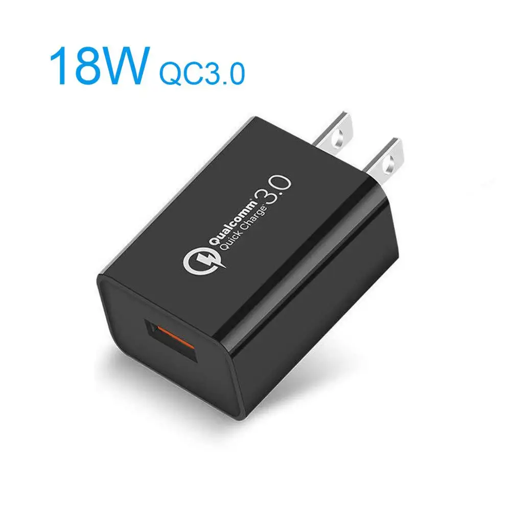 

USB Power Adapter For Huawei Xiaomi HTC Samsung Fast Charger 18W Quick Charge QC3.0 USB Plug EU US AU Wall Mobile Charger UK