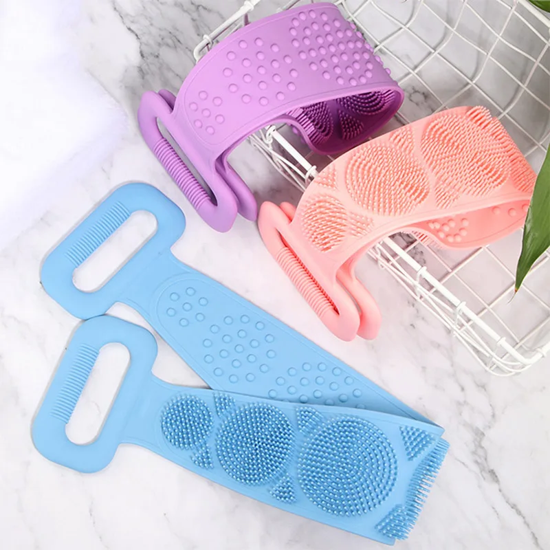

Multifunctional Skin Care Strong Back Rubbing Bathroom Supplies Bathroom Accessories Bath Sided Back Scrubber Rubbing Bath Brush