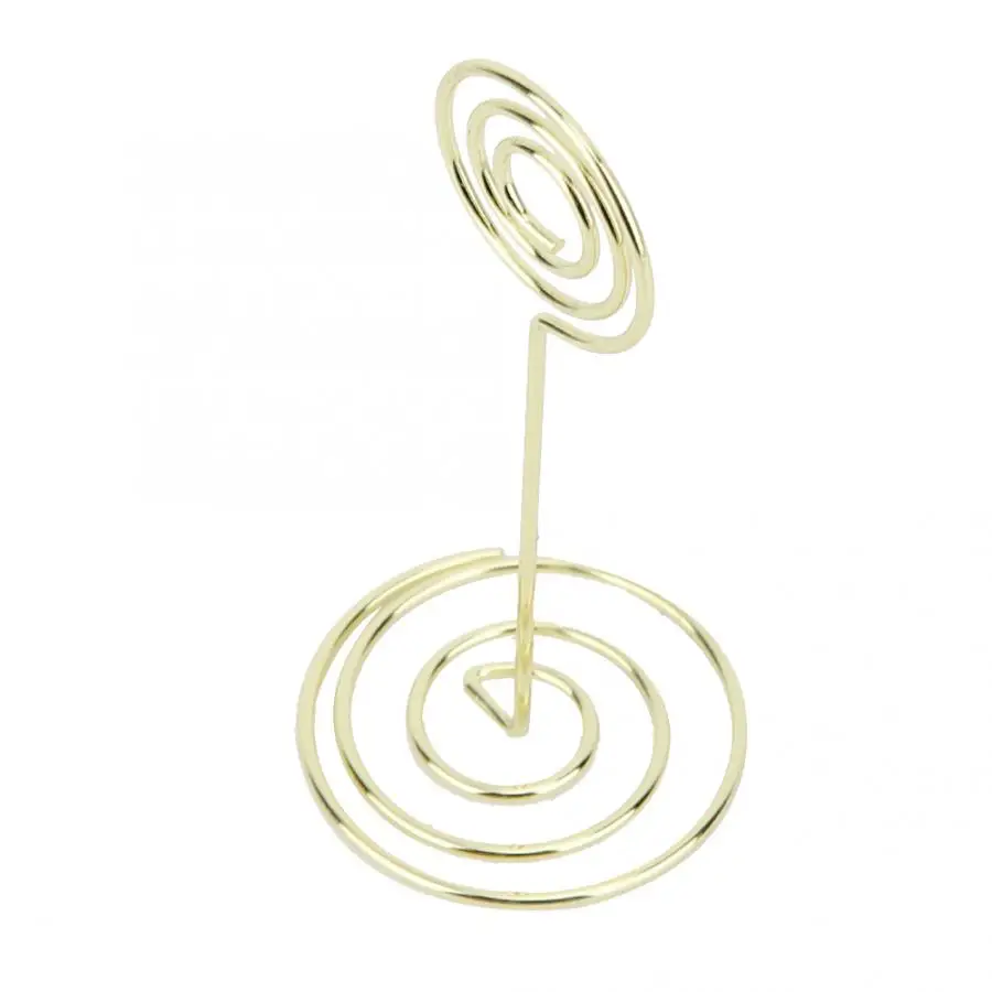 12 шт. круглая форма номер стола зажим для визитных карточек бумага заметок