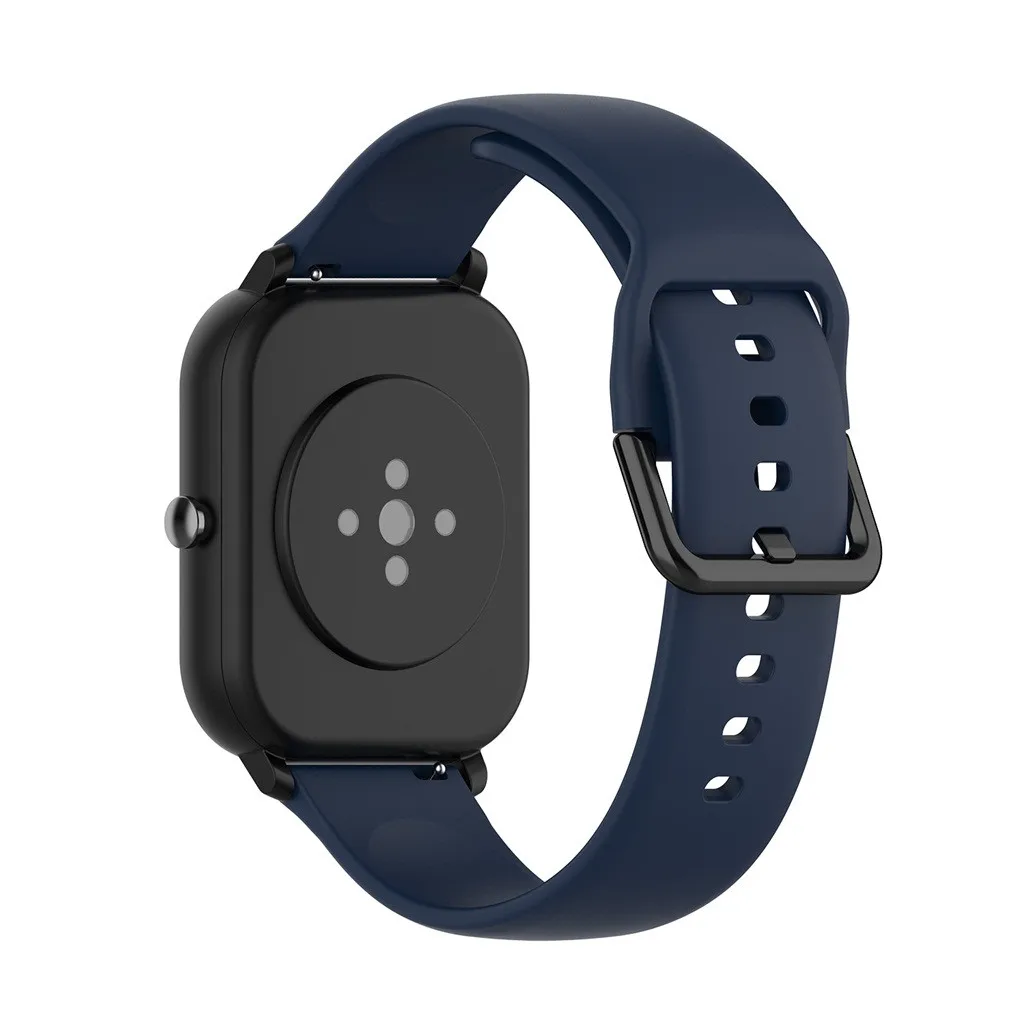 Силиконовый ремешок для часов Huami Amazfit GTS умных сменный мужских Т мягкий