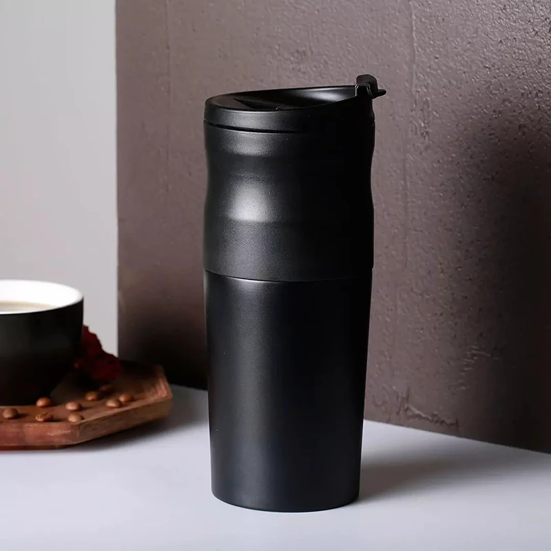 Xiaomi Lavida Mini Electric Grinding Coffee Cup 427ml Kitchen Grinder Double layer filter Bean Grind Cafe | Бытовая техника