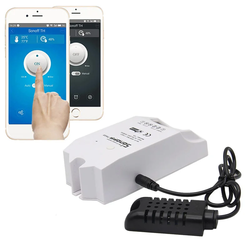 

SI7021 Waterproof Sensor Temperature Humidity Monitoring APP Support Smart Switch Home High Accuracy Remote Control