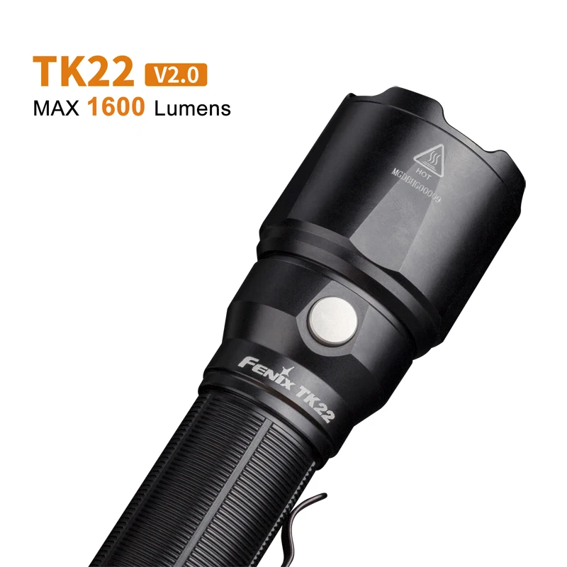 Новинка 2019 Fenix TK22 V2.0 Макс 1600 люмен питание от большой емкости 21700 литий ионный