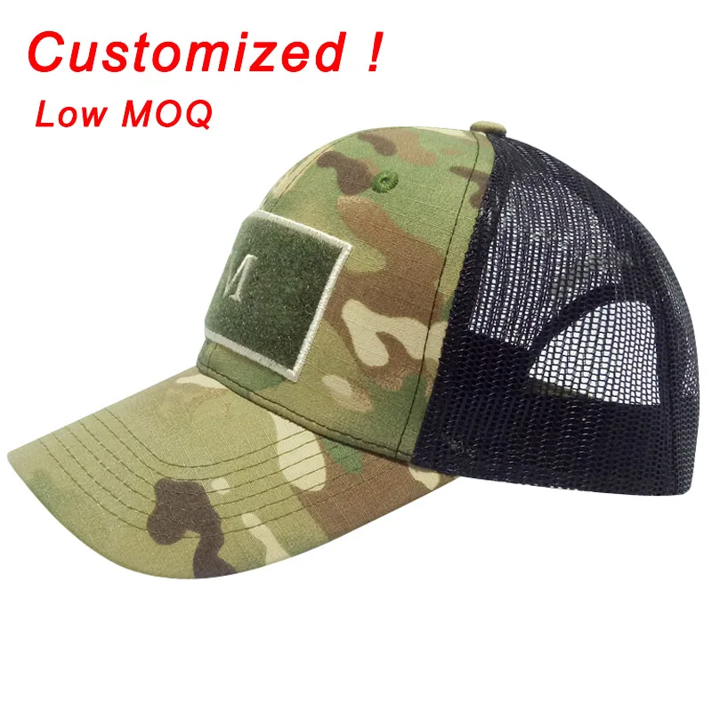 Snap Back Cap Customized Sizable Woman Curve Visor Camo Optional Color Army Camouflage Military Fan Tennis Trucker Snapback Hat