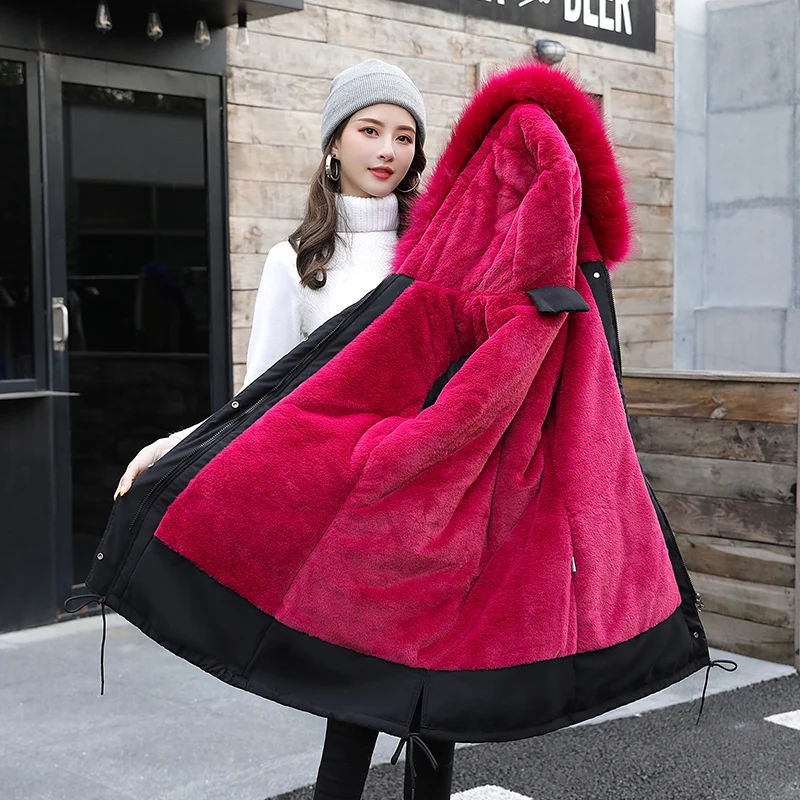 Модная теплая парка с хлопковой подкладкой и капюшоном пальто новинка 2020 зимняя