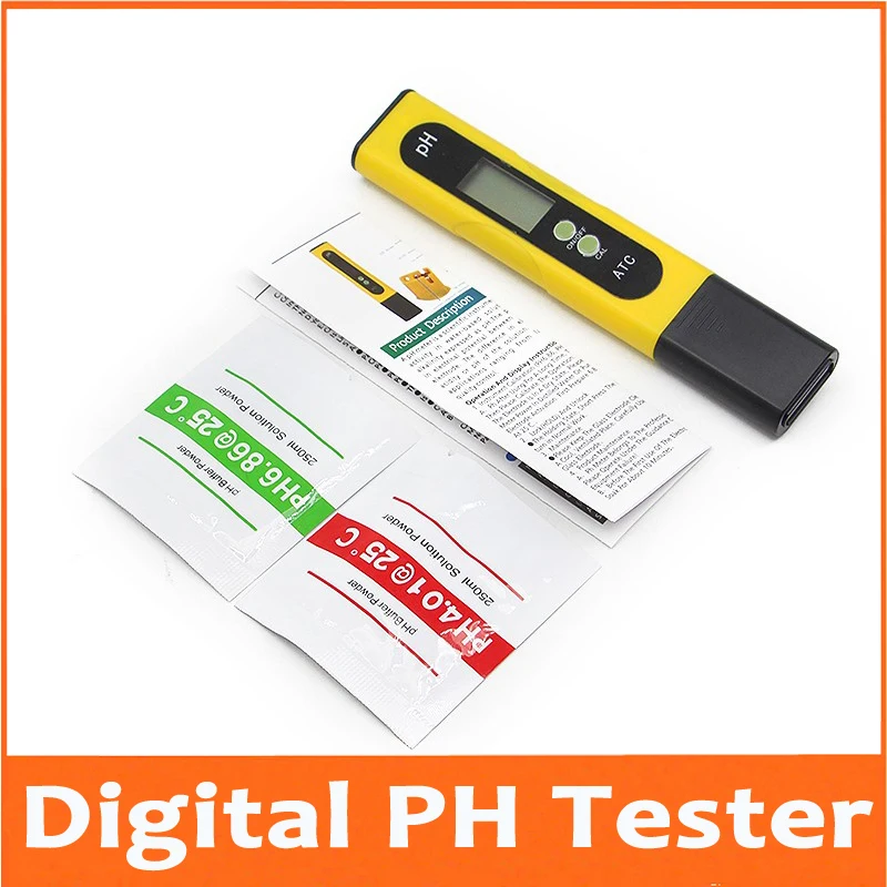 Тестер PH точность 0 01 Цифровой измеритель тестер для воды еда аквариум бассейн