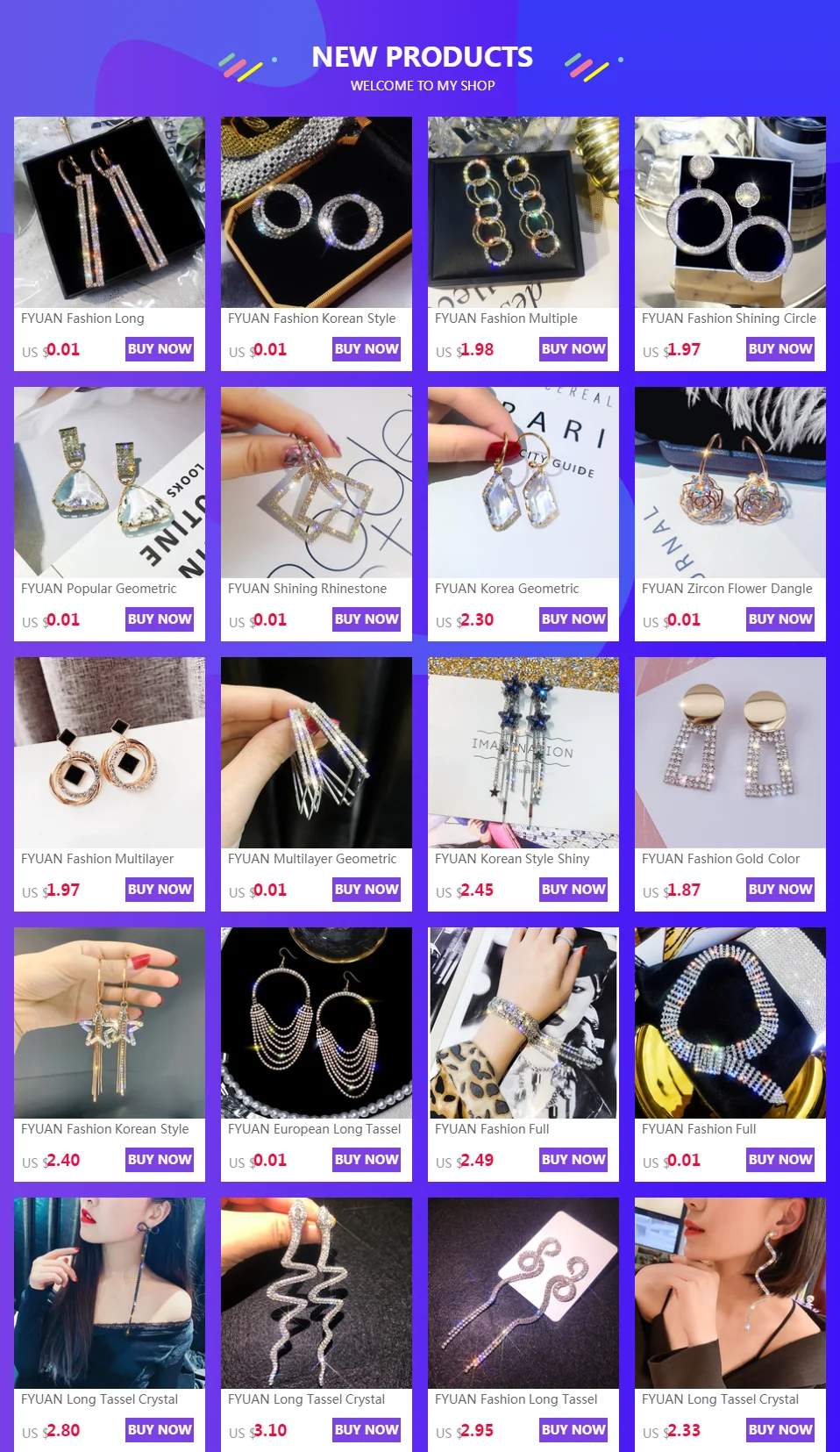 FYUAN Изысканная серьга из горного хрусталя для женщин Bijoux Длинная кисточка подвеска в виде снежинки серьги Свадебные украшения для невесты подарки