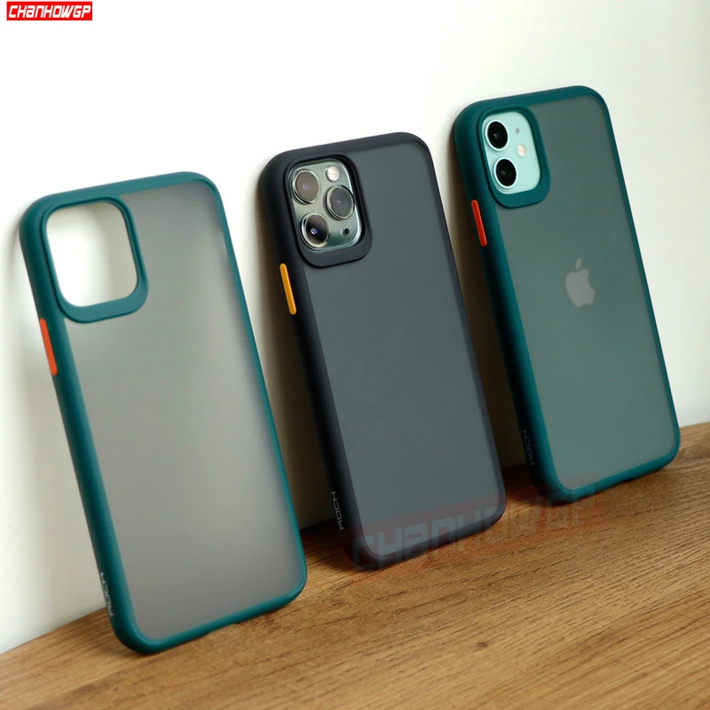 Роскошный чехол контрастных цветов для iPhone 11 Pro чехлы телефонов матовый жесткий