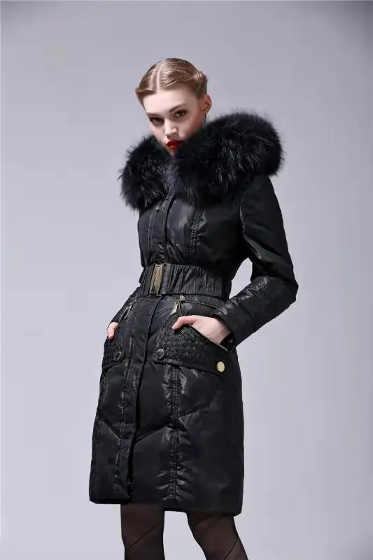 Распродажа 2019 зимняя куртка Royalcat женские пуховики пуховик из лисьего меха парки