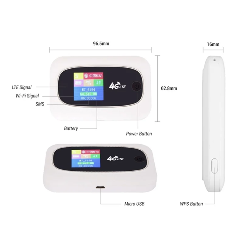Wi Fi роутер EDUP Mifi с поддержкой 4G и слотом для Sim карты|3G/4G роутеры| |